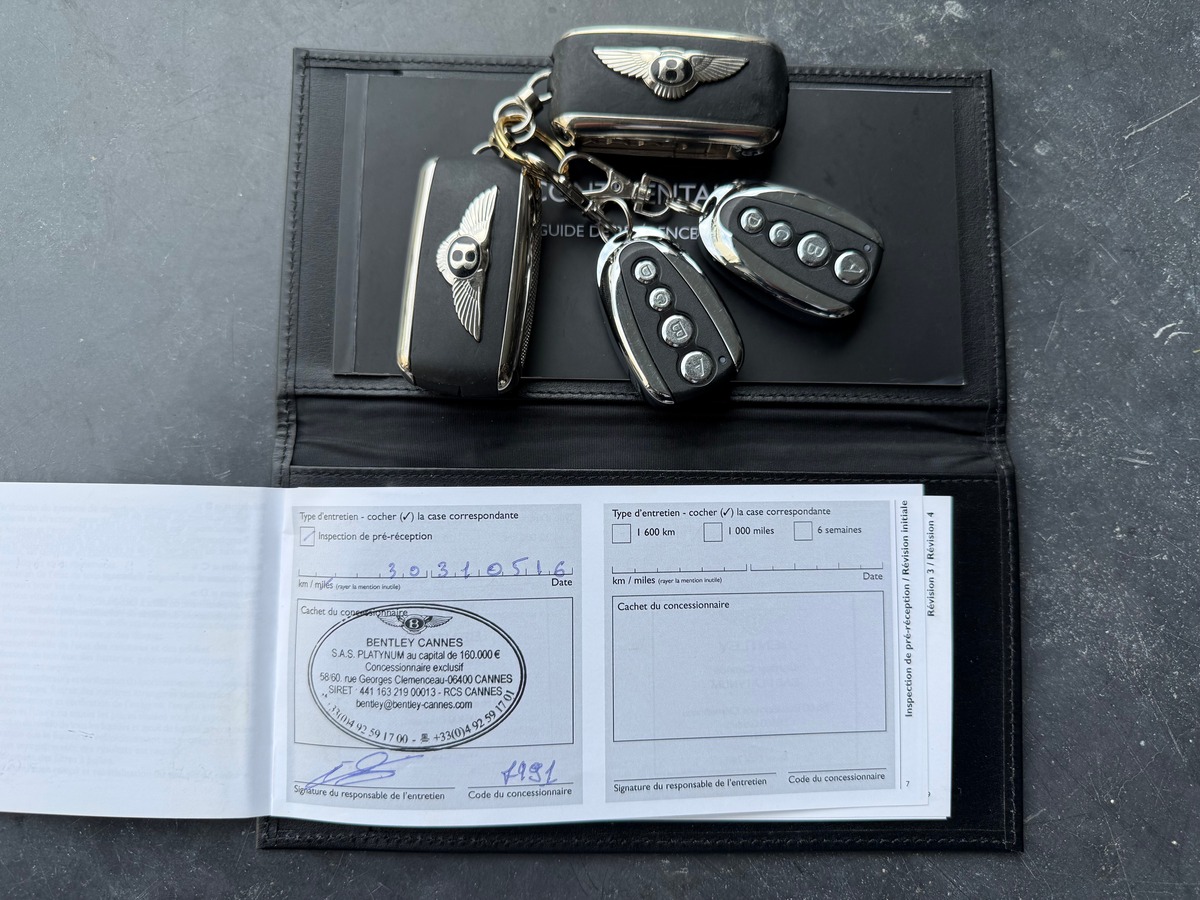 Bentley Continental GT 4.0 V8 S 528 CH / CARNET / 48101 KMS