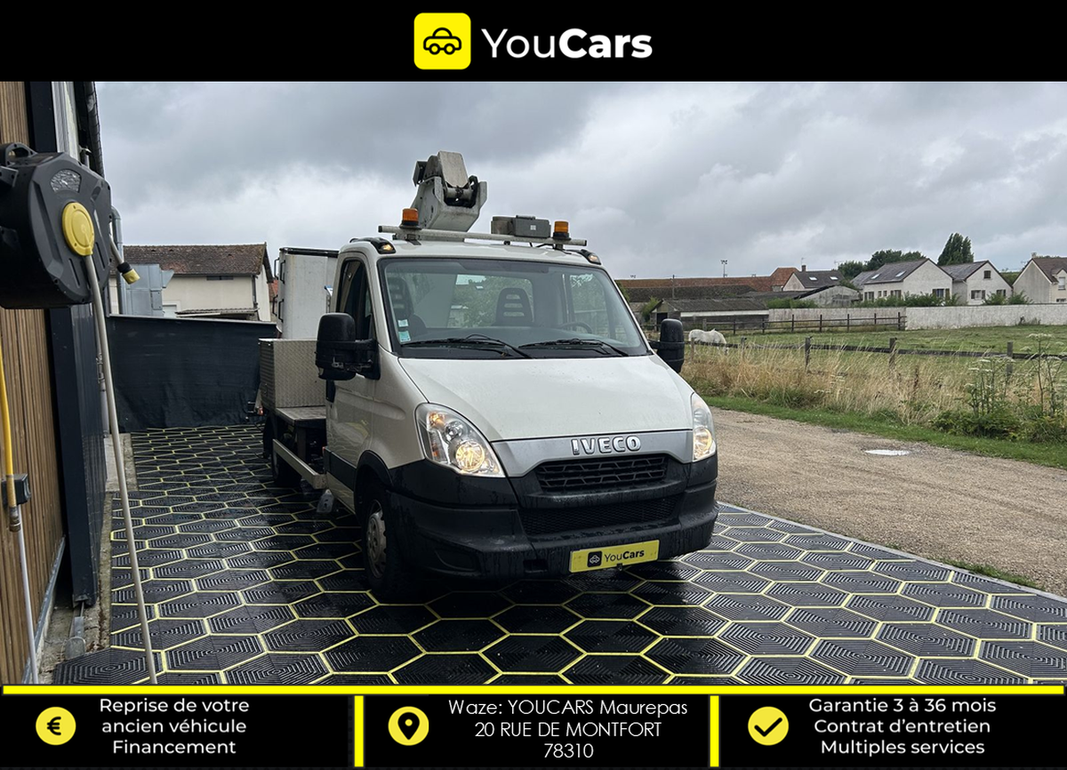 Iveco Daily V Châssis Cabine 35S13 2.3 LD DPF BVM6 126 cv NACELLE 16 METRES