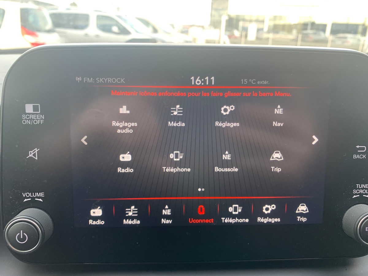 Fiat Tipo 120 ch | Ballon Or | Apple car play | Régulateur vitesse adaptatif | Siéges chauffants