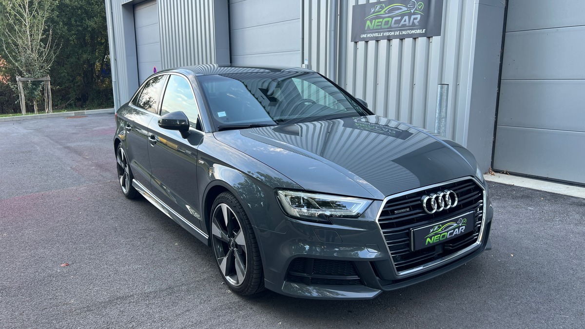 Audi A3 2.0 TFSI 190ch S-Line Quattro S tronic 7 - Gris Nano - Virtual Cockpit -  Système B&O -