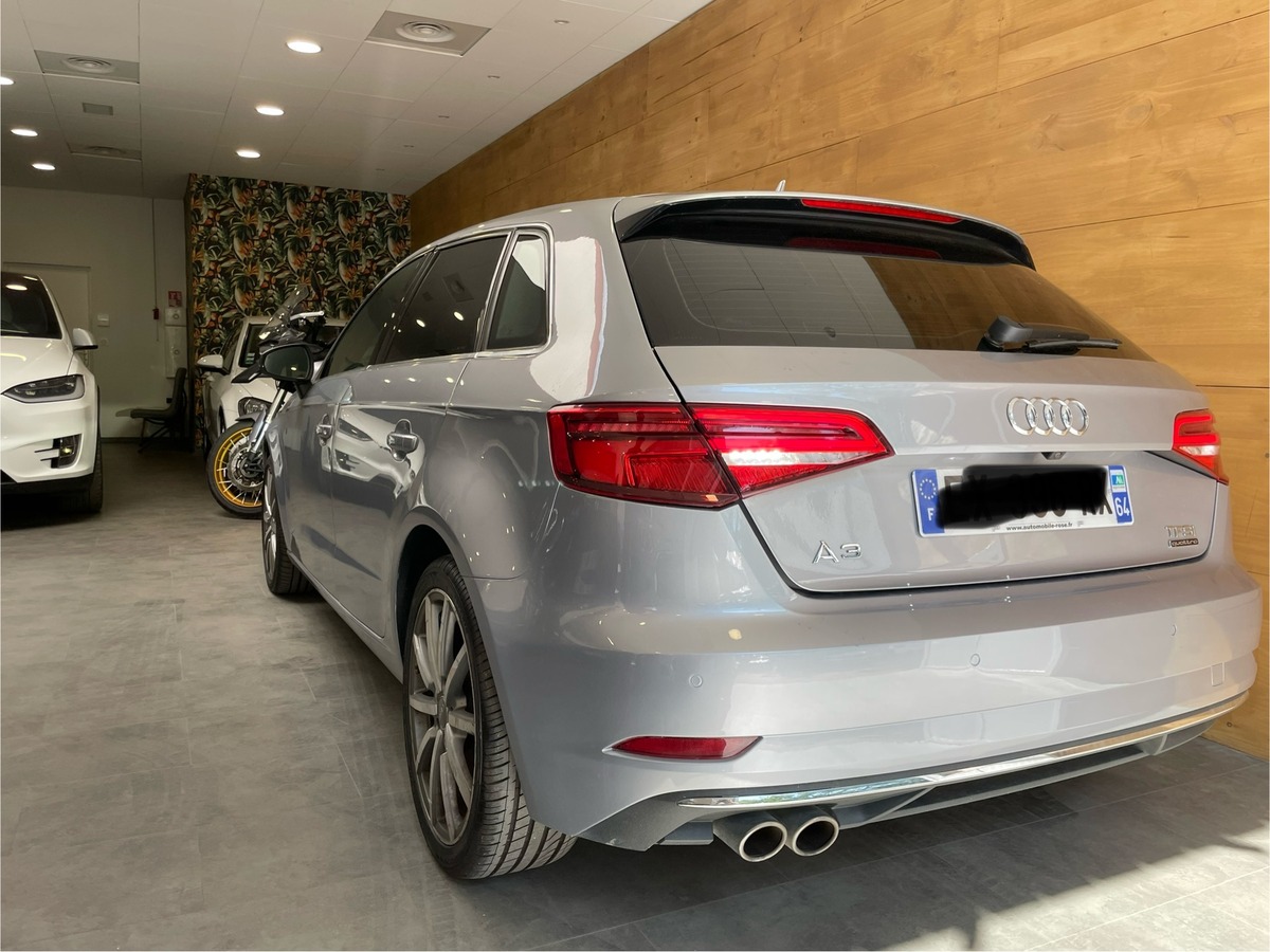 Audi A3 Sportback 2.0 TFSI 190 QUATTRO S-TRONIC BVA // GARANTIE 12 MOIS