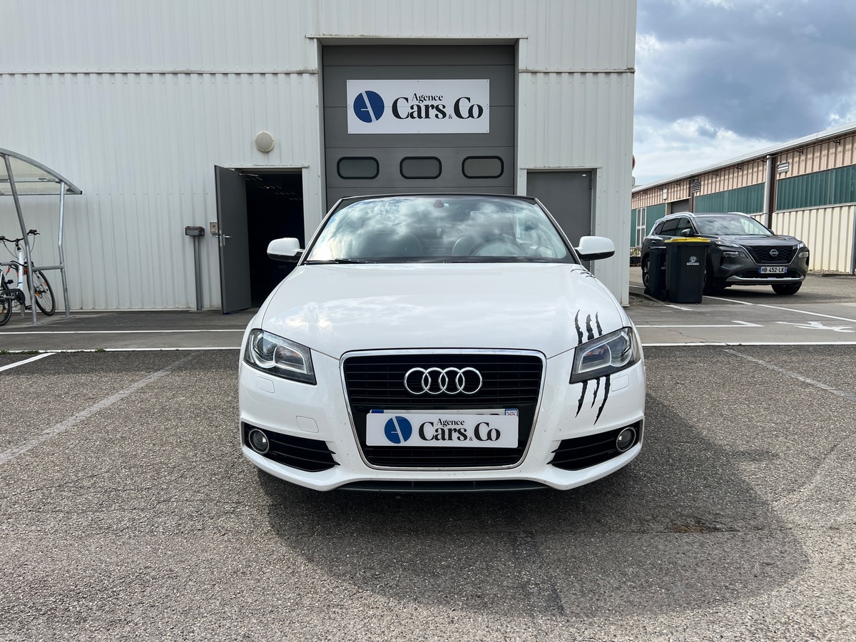 Audi A3 Cabriolet 1,6L TDI 105cv SLINE, SUIVI COMPLET, CARPLAY