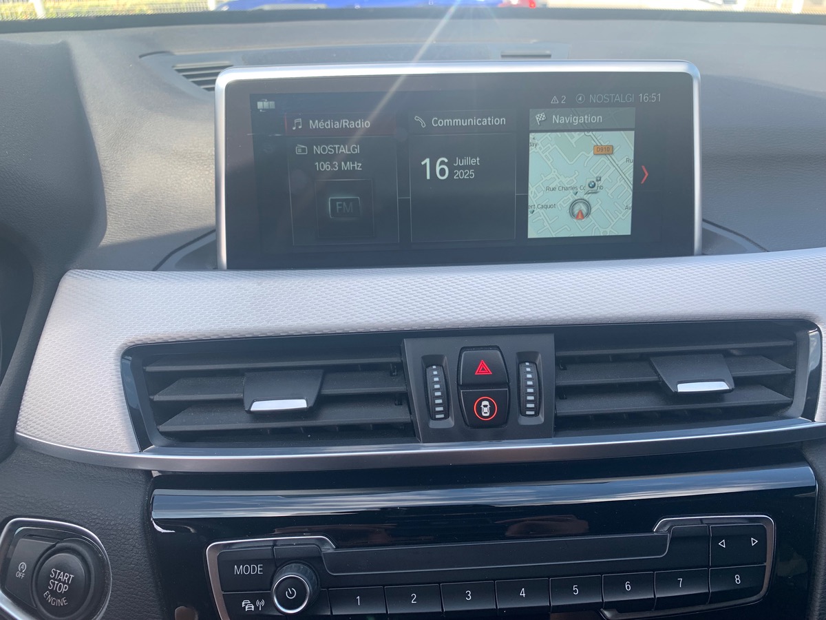 Bmw X1 X DRIVE | GPS Cartographique | Sellerie Tissu/Alcantara | Radar de stationnement AR.