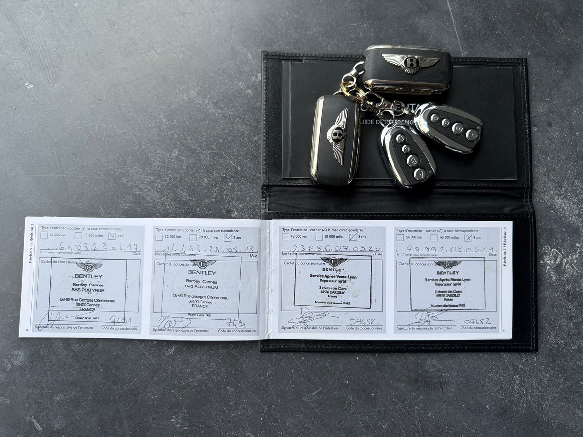 Bentley Continental GT 4.0 V8 S 528 CH / CARNET / 48101 KMS