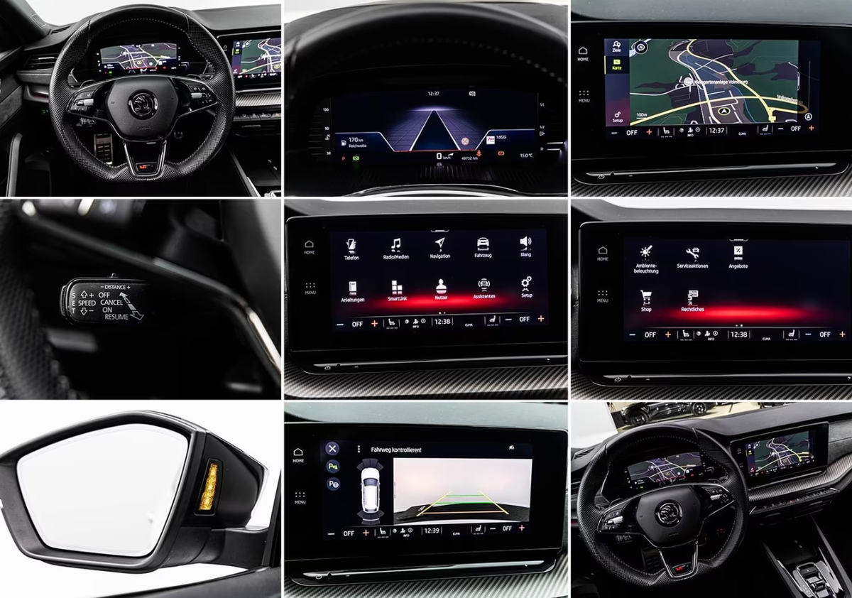 Skoda Octavia Combi 2.0 TDI 200ch RS DSG7/Toit ouvrant/Attelage/VO Allemand/Malus 250e