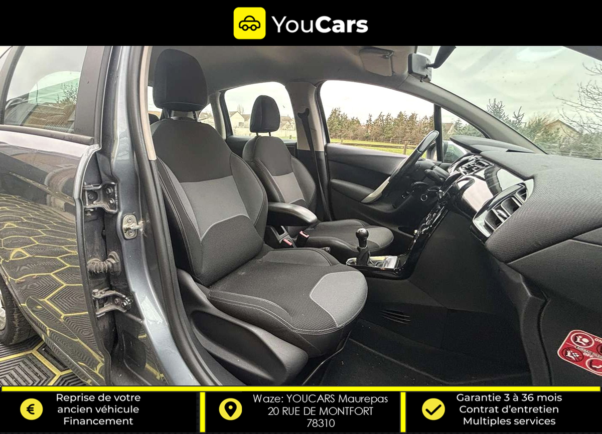 Citroën C3 II 1.4 HDi FAP Airdream 68 cv REGULATEUR CLIM AUTO IDEAL JEUEN PERMIS