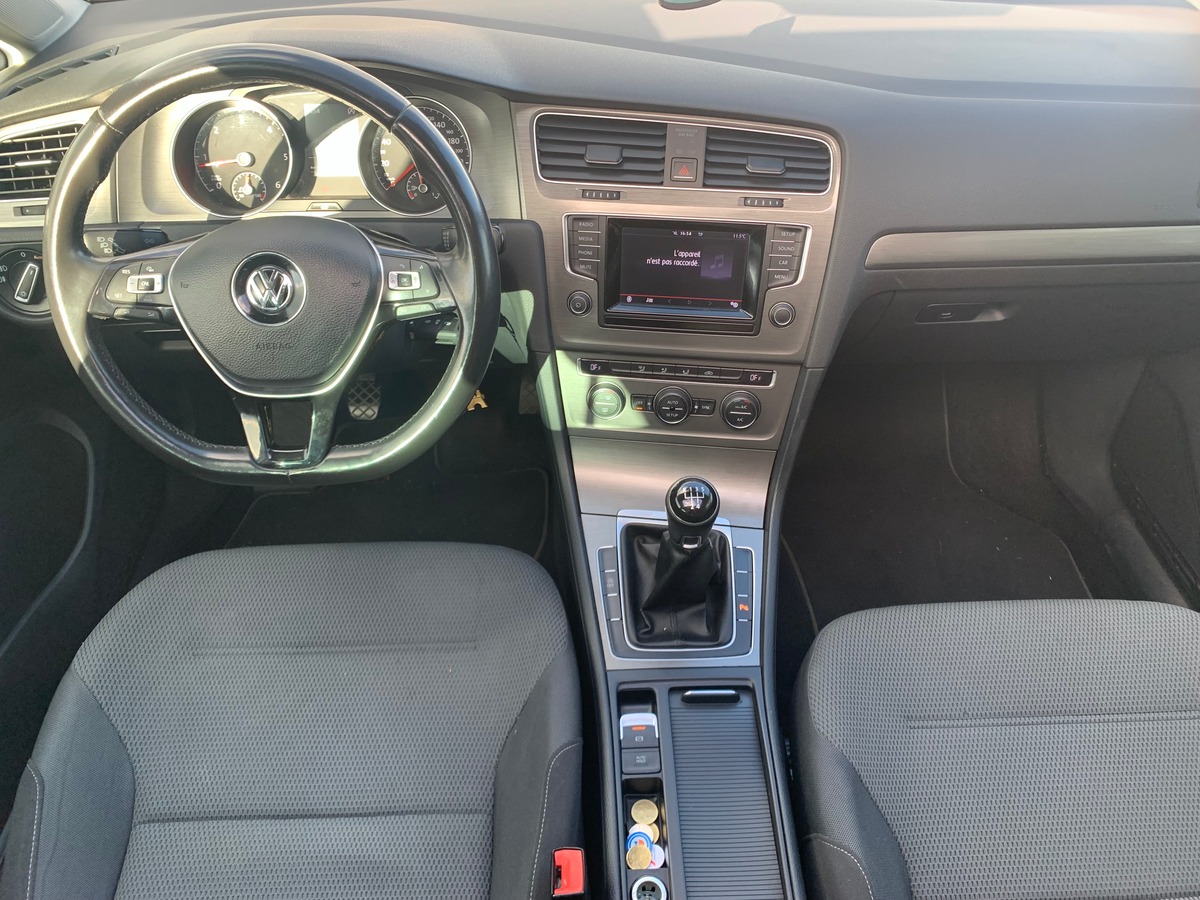 Volkswagen GOLF 7 105 ch | Confortline | Toit ouvrant | Régulateur de vitesse | Radar avant et arriére