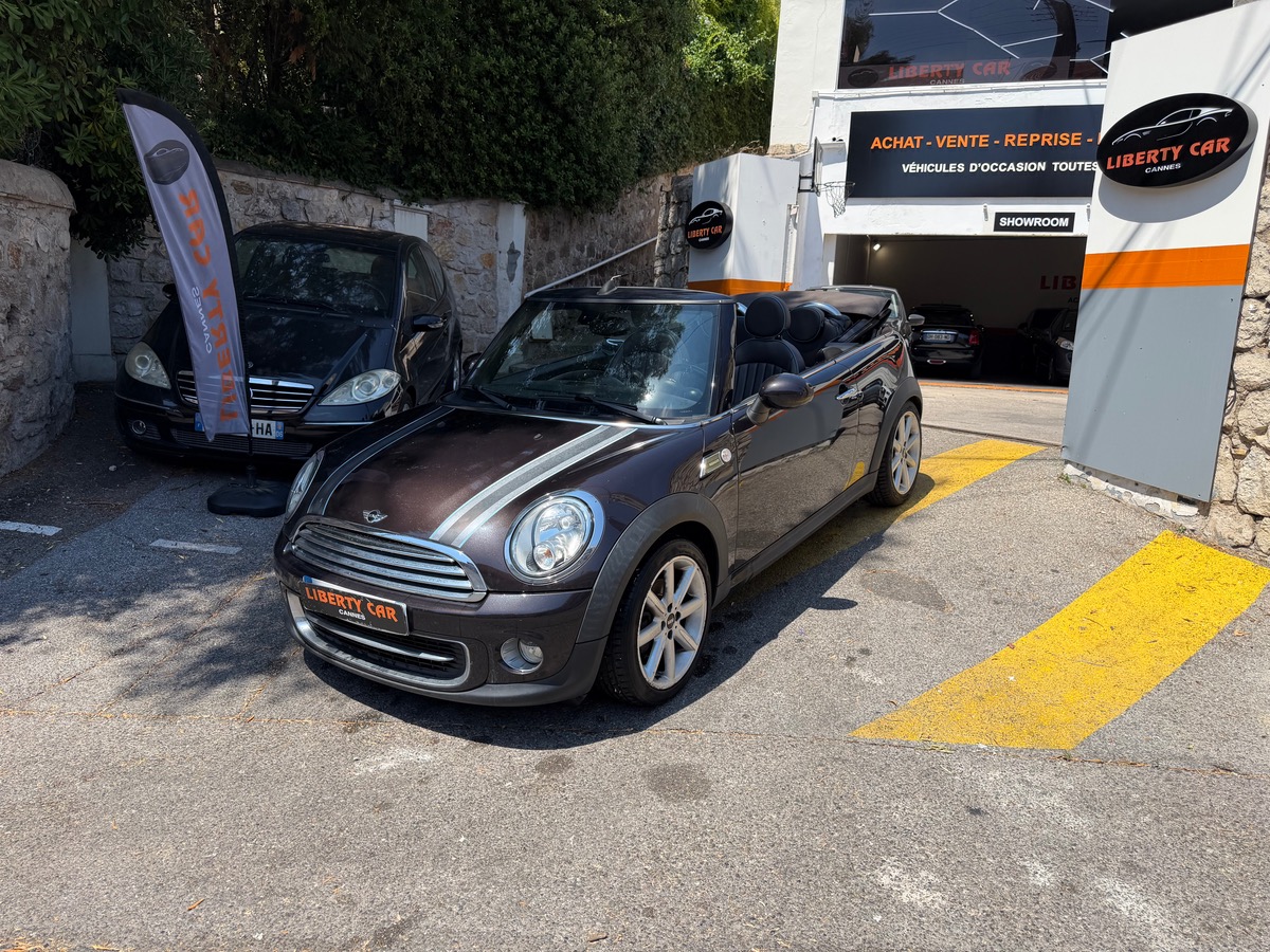 Mini Cabrio Cabriolet Cooper  1.6 i 122 CV / KM Réel / Clim / Intérieur Cuir / Jantes