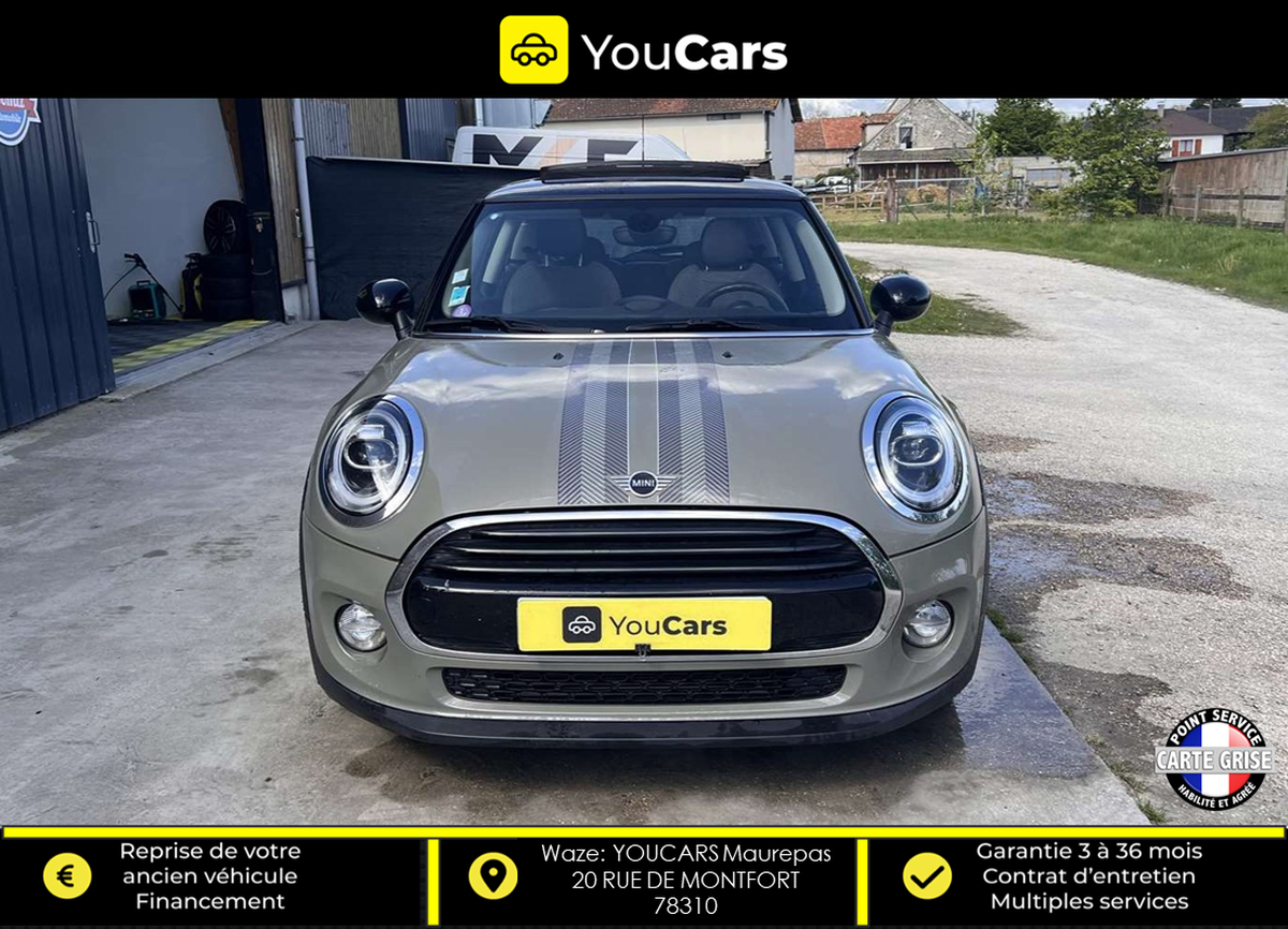Mini Mini 3 Portes Cooper HEDDON STREET 1.5 i 136 cv - ENTRETIN COMPLET - TOIT OUVRANT - CARPLAY