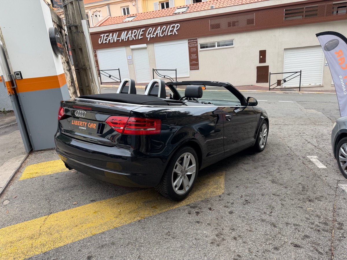 Audi A3 Cabriolet 1.8 TFSI 160 CV /S Tronic / Interieur Cuir Alcantara /