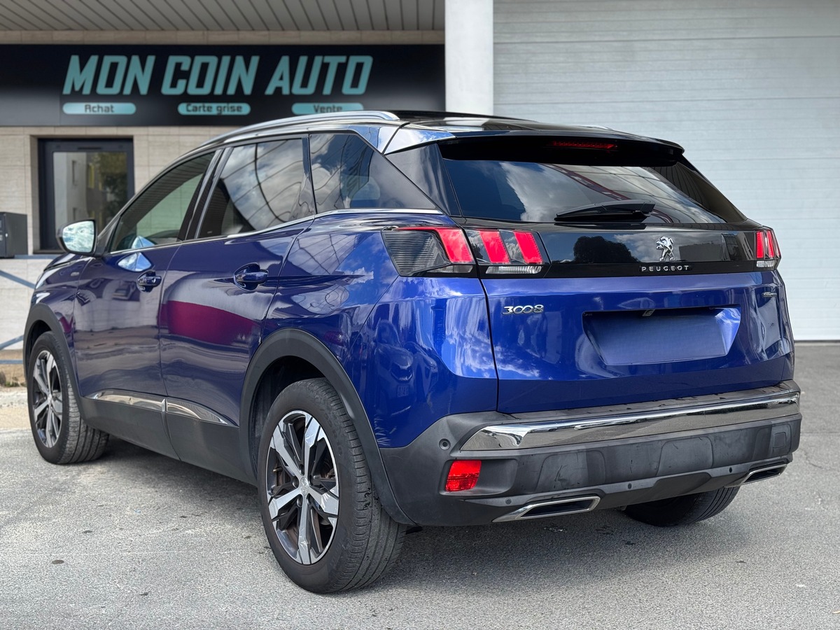 Peugeot 3008 GT LINE Phase 2 1.6 BlueHDi EAT6 120 cv Boîte auto - Toit Ouvrant
