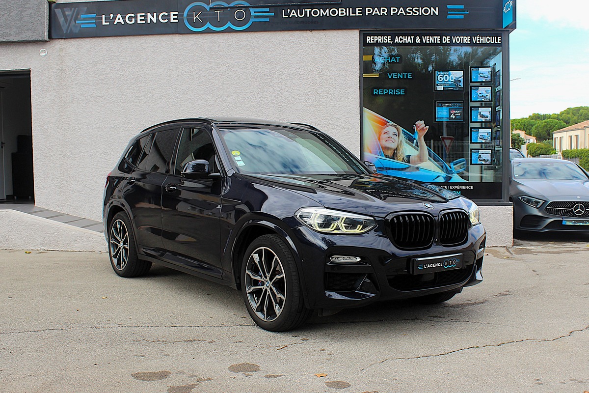 Bmw X3 G01 XDRIVE 30 d 265 ch M SPORT BVA8 + CARPLAY / TO / ATTELAGE / INOVATION / CARBONSCHWARZ