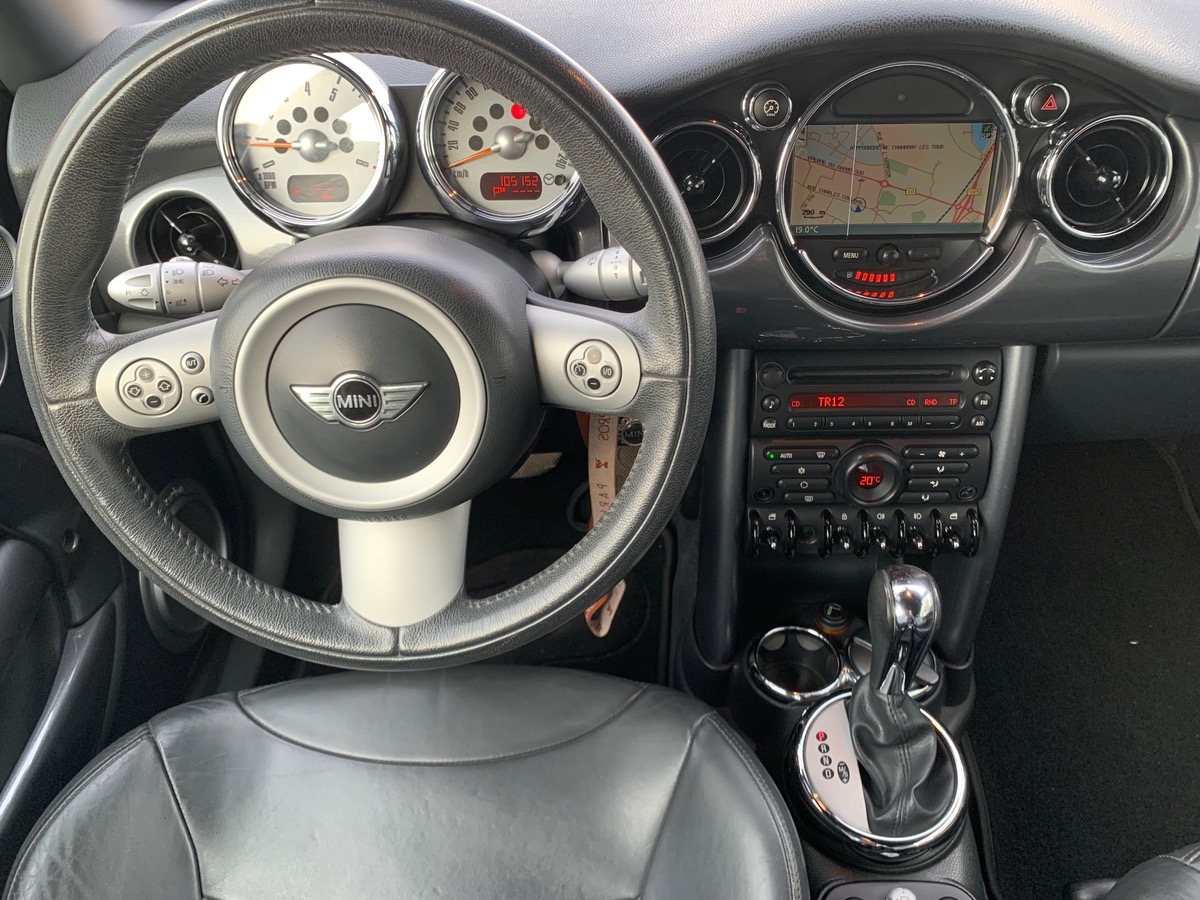 Mini Cooper 112 ch | GPS | Boite automatique | Sellerie cuir | Radar de recul | Régulateur vitesse