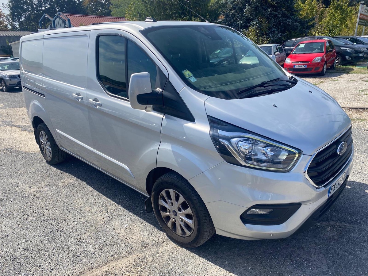 Ford T.CUSTOM transit limited 2.0 130cv 1ère main TVA RECUPERBALES