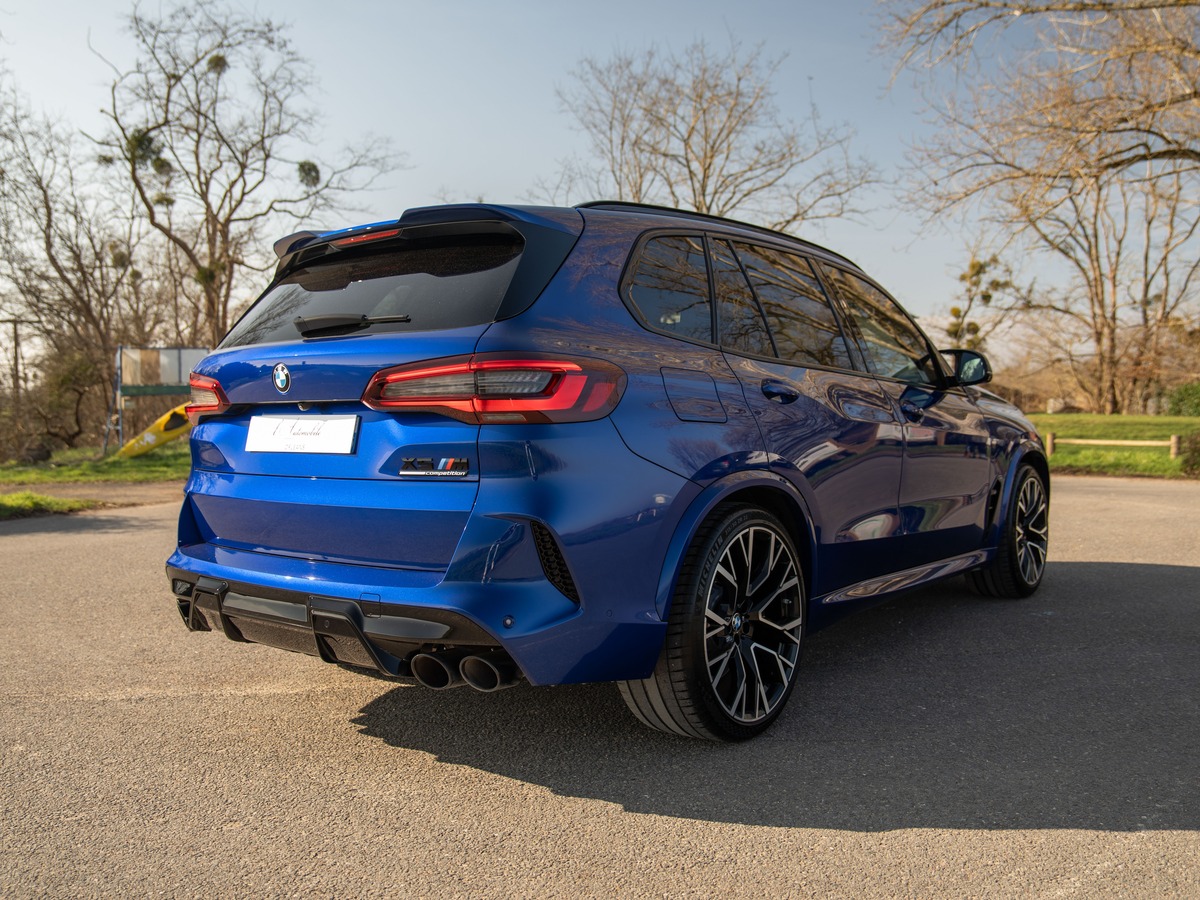 Bmw X5 M IV (F95) 625 ch COMPETITION BVA8 MARINA BAY BLUE FULL OPTON