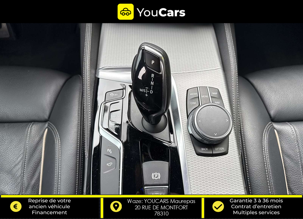 Bmw Série 5 (G30) Berline 530d xDrive 3.0 d Steptronic8 265 cv Boîte auto PACK M ENTRETIEN BMW