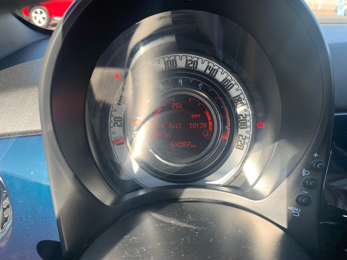 Fiat 500 70 chevaux | Lounge | Régulateur de vitesse | Uconnect | Radar de stationnement arrière