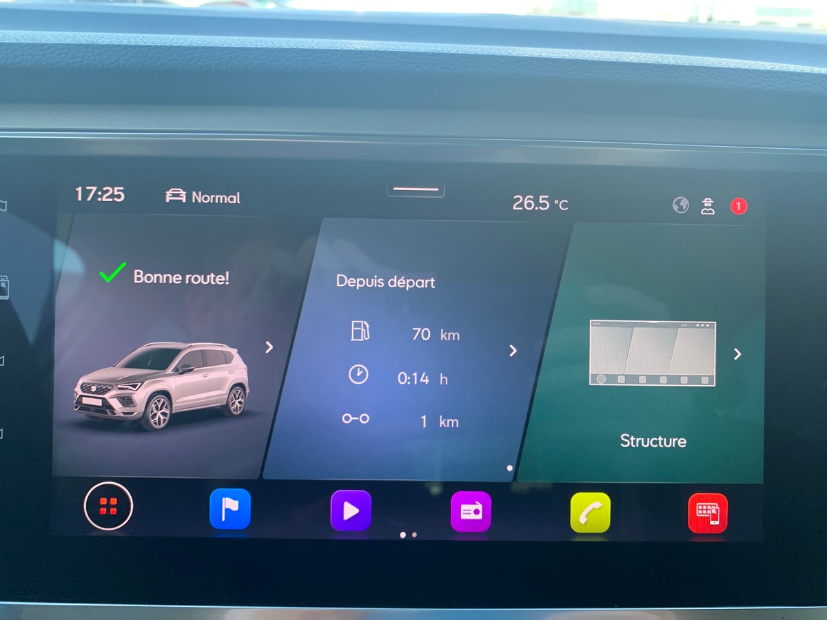 Seat Ateca 150 chevaux | Xpérience | Caméra de recul | Apple car play | Régulateur de vitesse | GPS