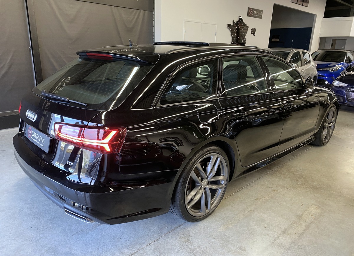 Audi A6 IV (2) AVANT 3.0 TDI 218 Ch S-LINE / Pack Noir  / Toit Pano / Sièges élec - STronic BVA