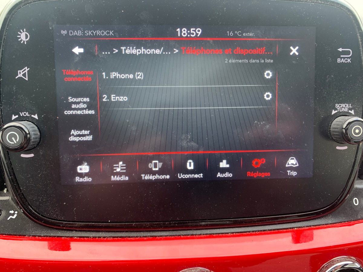 Fiat 500 70 ch | Hybrid | Toit vitré | Régulateur de vitesse | Climatisation