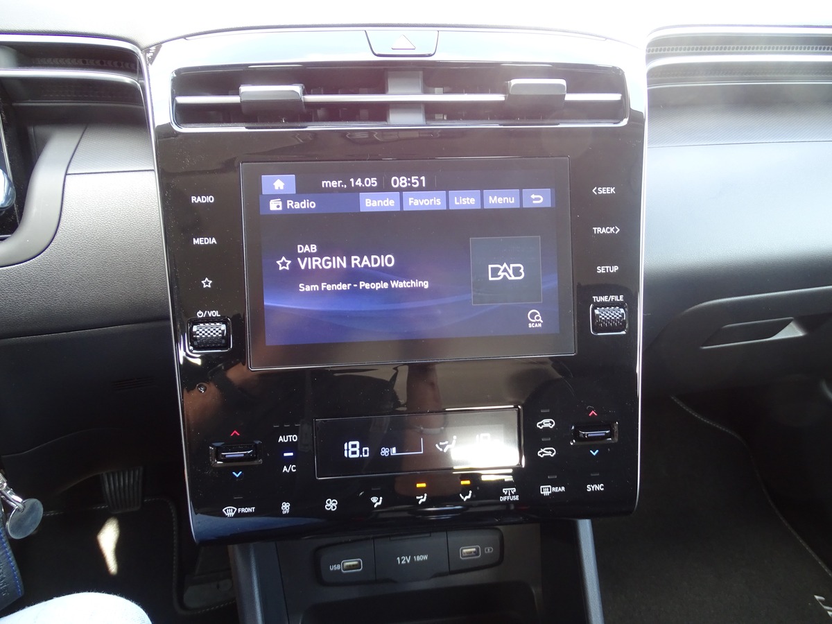 Hyundai Tucson 1.6 T-GDI 150 ch hybride INTUITIVE CARPLAY 1er main garantie constructeur
