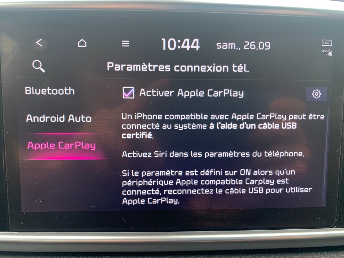 Kia Sportage 136 chevaux | GT LINE | Caméra de recul | Apple car play | Régulateur de vitesse | GPS