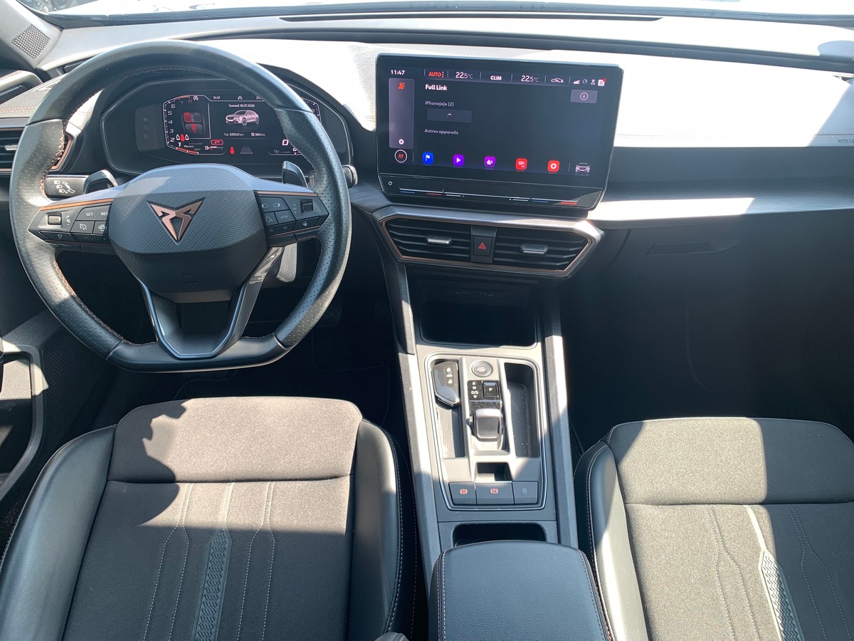 Cupra Formentor 150 chevaux | V | Caméra de recul | Régulateur de vitesse adaptatif | Apple car play