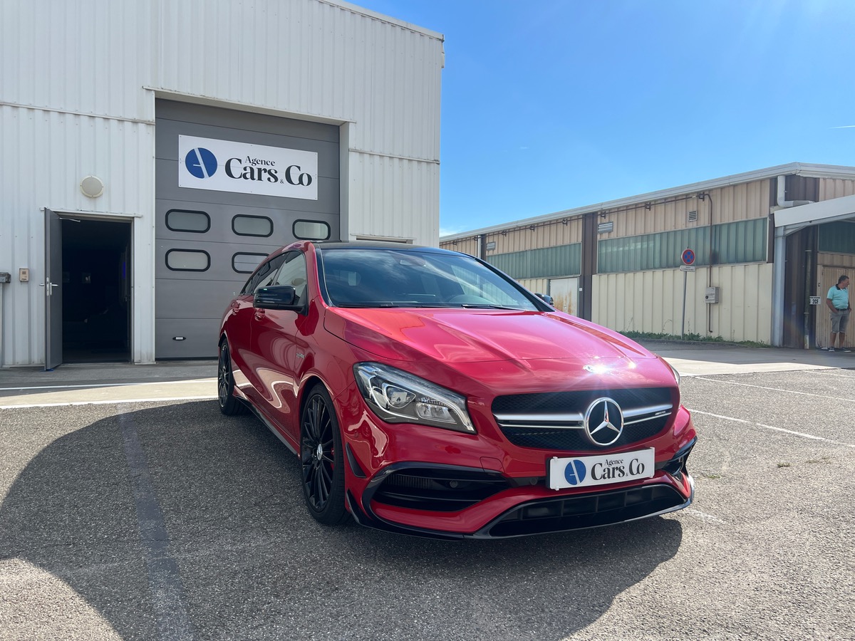 Mercedes-Benz CLA 45 AMG 381cv  4MATIC, SUIVI COMPLET MERCEDES, SIEGES CHAUFFANTS, HARMAN KARDON
