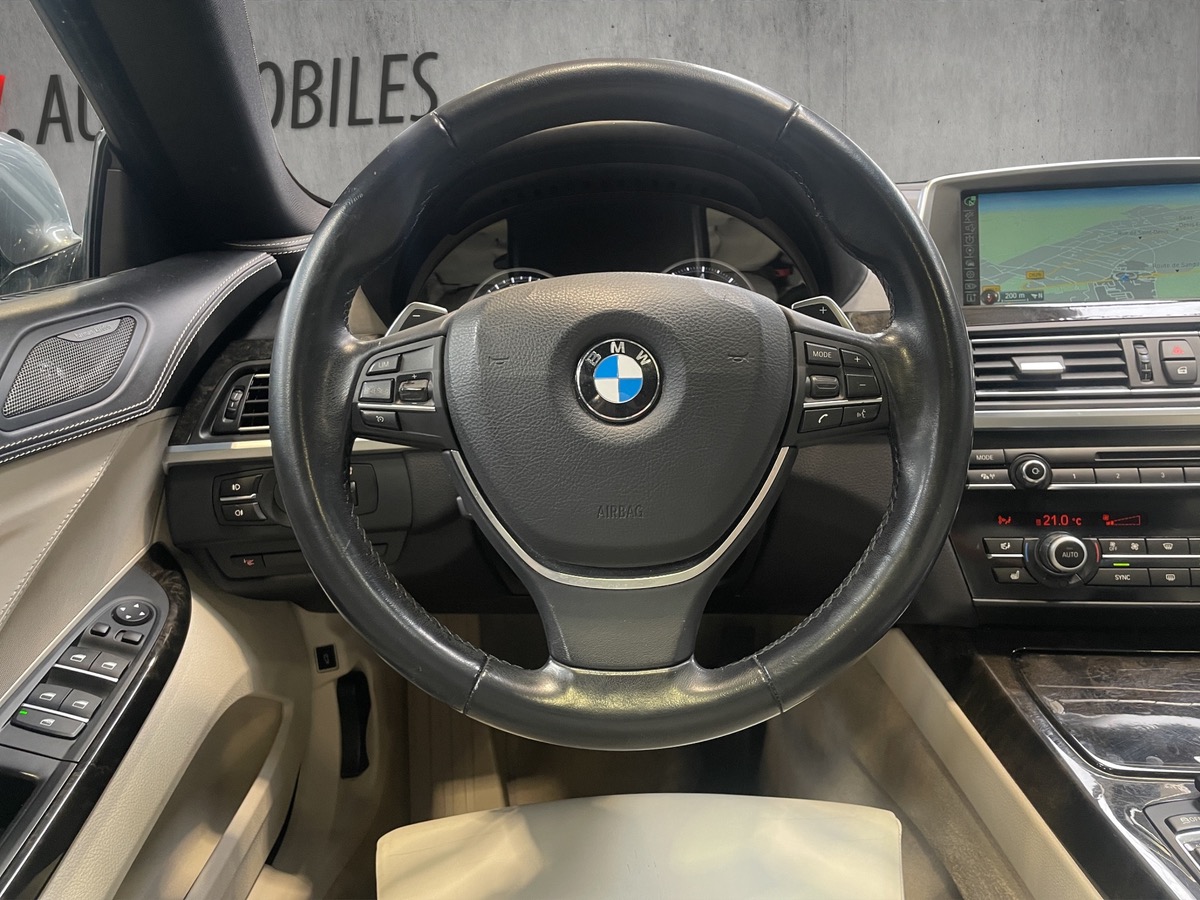 Bmw Série 6 (F06) GRAND COUPE 650i 4.4 V8 450CH - LUXE - CAMERA/TOIT PANORAMIQUE/SIEGES ELEC