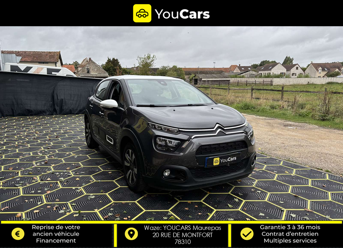 Citroën C3 Phase 2 FEEL 1.5 BlueHDi BVM6 100 cv APPLE CARPLAY CAMERA DE RECUL REGULATEUR DE VITESSE