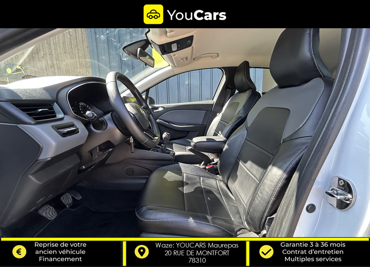RENAULT Clio V ZEN 5 Portes 1.5 dCi DPF 5 PL 85cv ECRAN GPS TACTIL - CARPLAY - JANTE ALU 16 POUCES