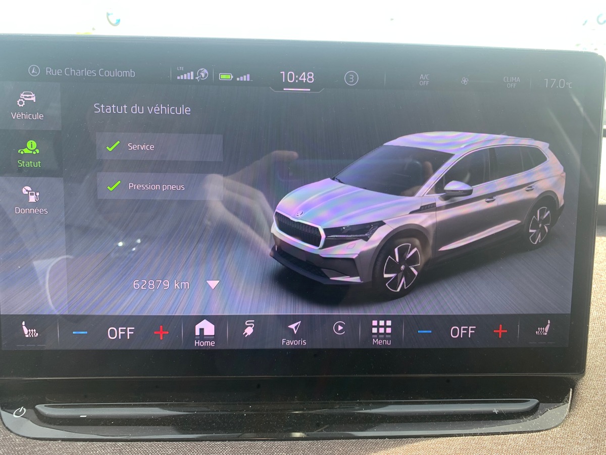 Skoda Enyaq 180 chevaux | iV60 | Apple car Play | Régulateur vitesse adaptatif | Siéges chauffants