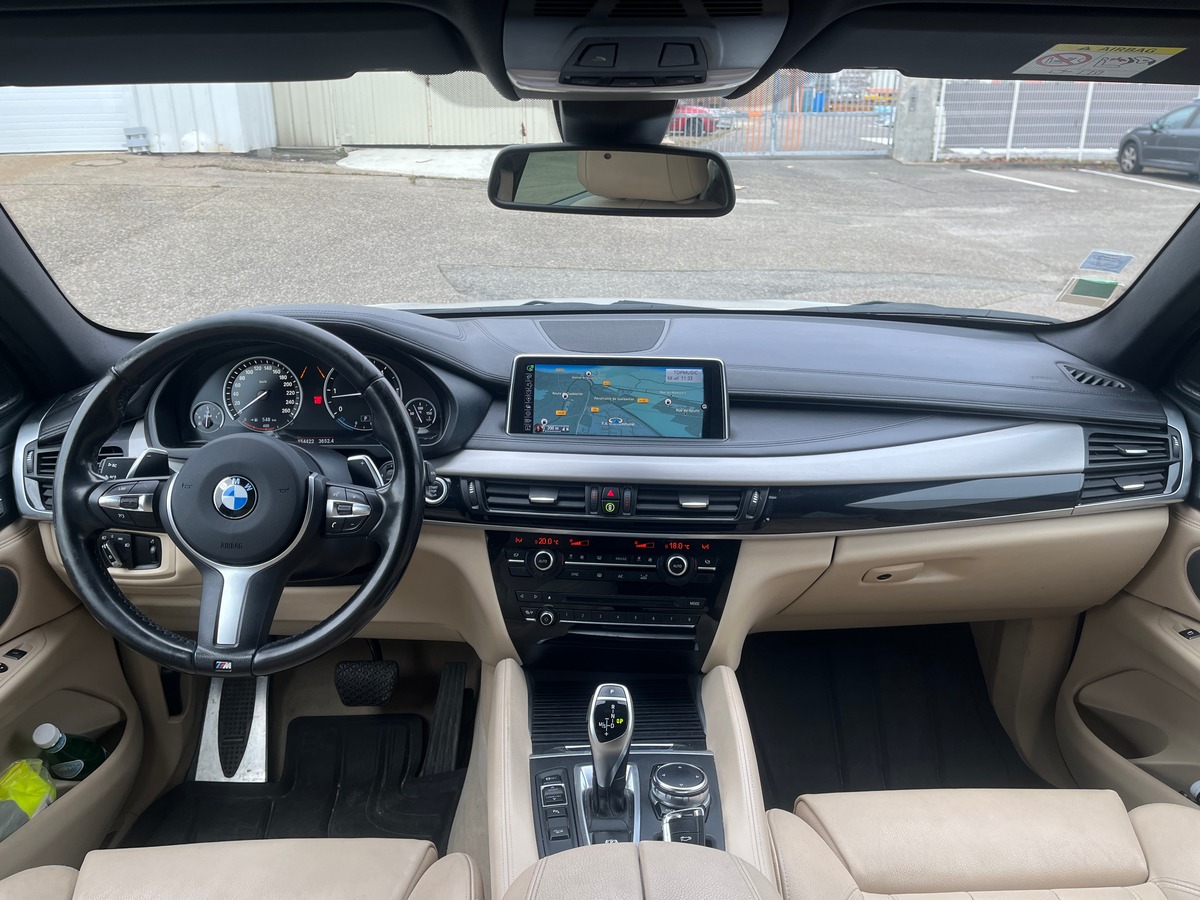 Bmw X6 XDRIVE40D M SPORT 313ch , SUIVI COMPLET, GPS, CAMERA DE RECUL