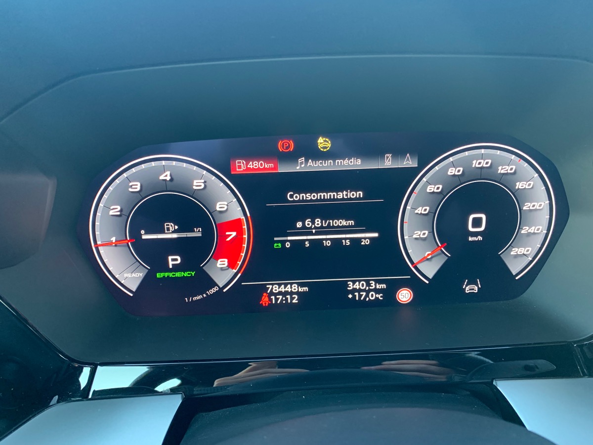 Audi A3 Sportback 150 ch | S-line | Affichage tête haute | Matrix LED clignotants dynamiques