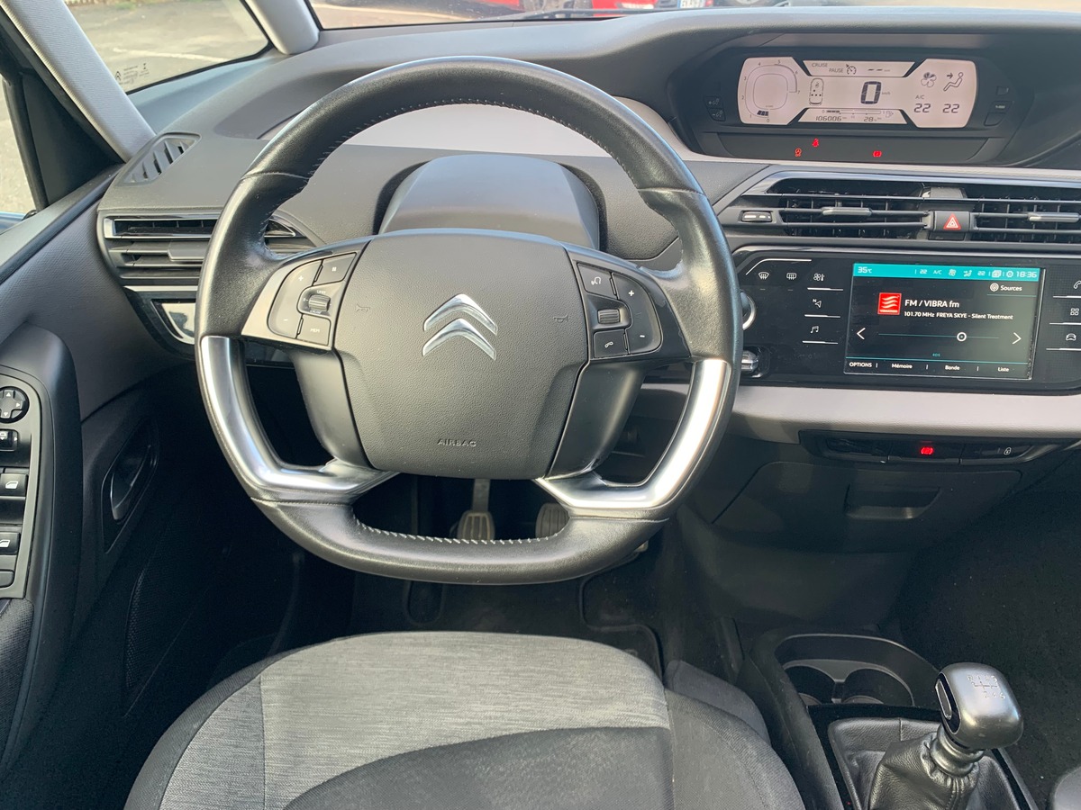 Citroën C4 SpaceTourer 120 chevaux | Live | Régulateur vitesse | Apple car Play Android auto | GPS