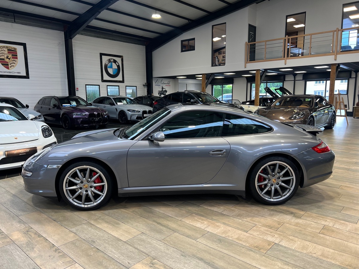 Porsche 911 997 COUPE CARRERA 4S 3.8 355 cv GRIS KERGUELEN/TO/CHRONO