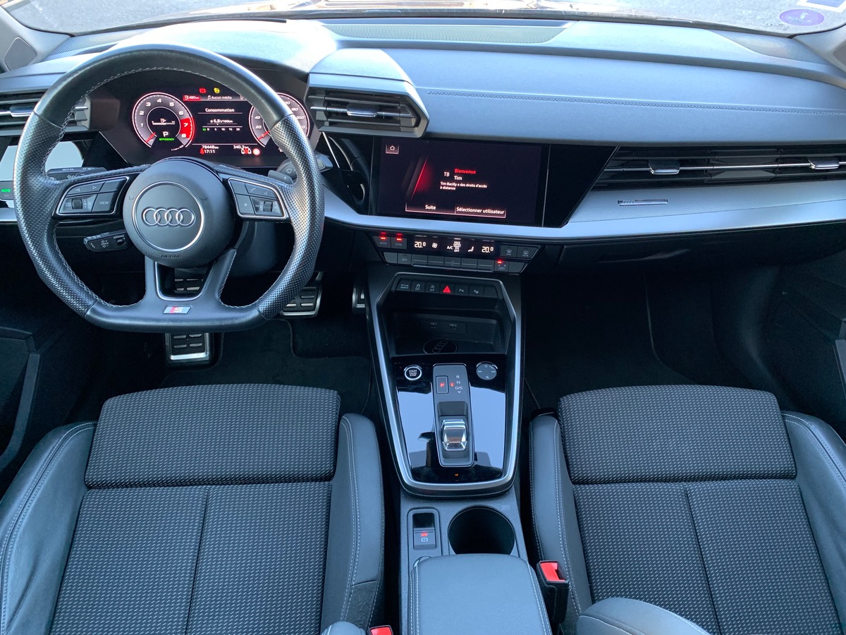 Audi A3 Sportback 150 ch | S-line | Affichage tête haute | Matrix LED clignotants dynamiques