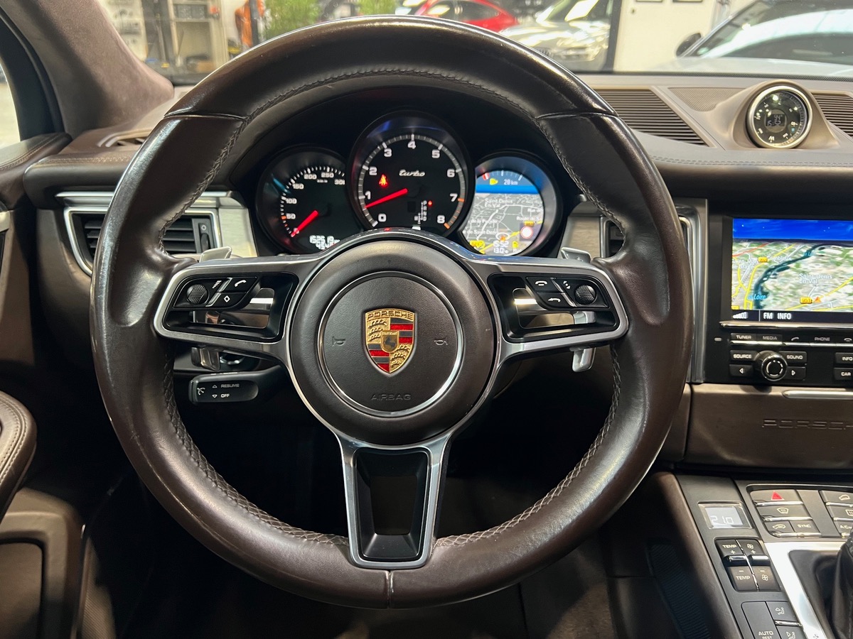 Porsche Macan TURBO 3.6 V6 PDK 400CV TO / BURMESTER / PACK CHRONO / SUIVIT COMPLET A