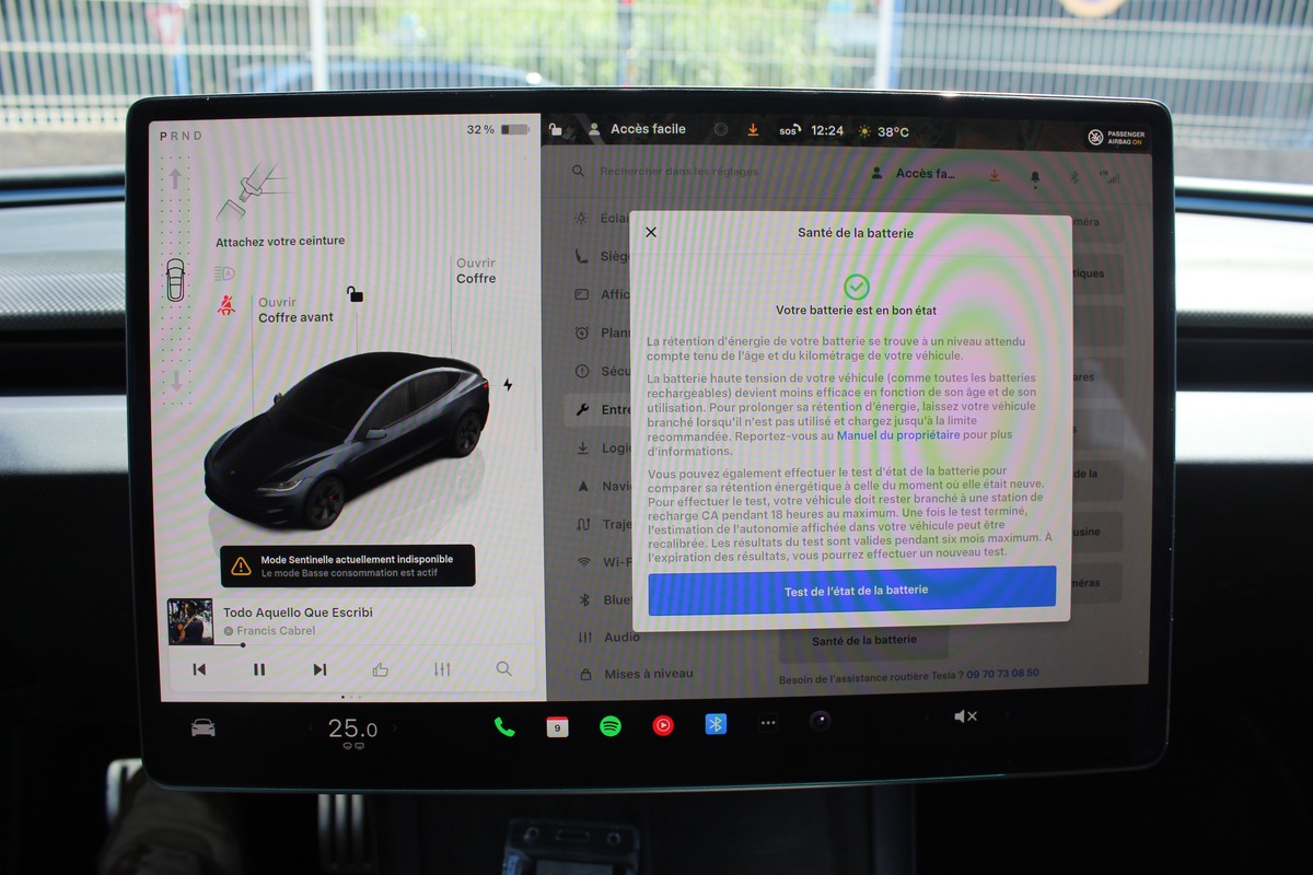 Tesla Model 3 PHASE 2 PERFORMANCE AWD 460 ch - TVA RCUPERABLE