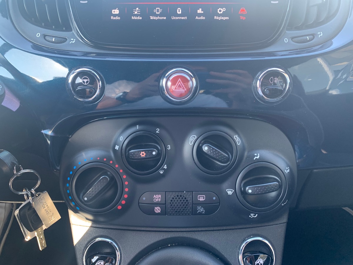 Fiat 500 70 chevaux | Lounge | Régulateur de vitesse | Uconnect | Radar de stationnement arrière