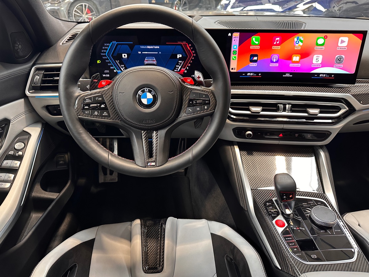 Bmw M3 Competition M xDrive 510 ch BVA8 (G80) - Origine France - Pas de Malus - Garantie 06/2026