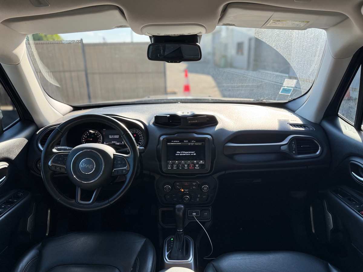 Jeep Renegade Phase 2 T4 1.3 150 cv Boîte auto - CAMERA DE RECUL - CARPLAY - DEMARRAGE SANS CLE