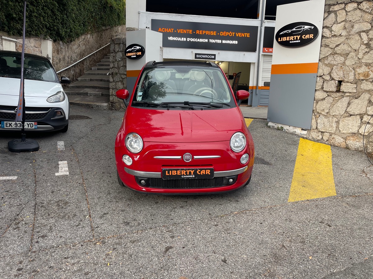 Fiat 500C Cabriolet 1.2 69 CV / 1er Main / KM Réel / Finition Lounge / Clim