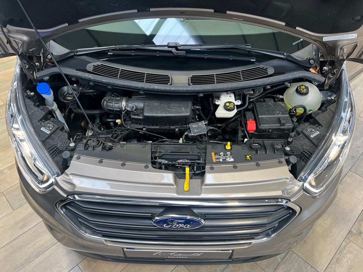 Ford Custom 6 places L1H1 Fourgon 2.0 EcoBlue 170 BVA6 + benne bois AR