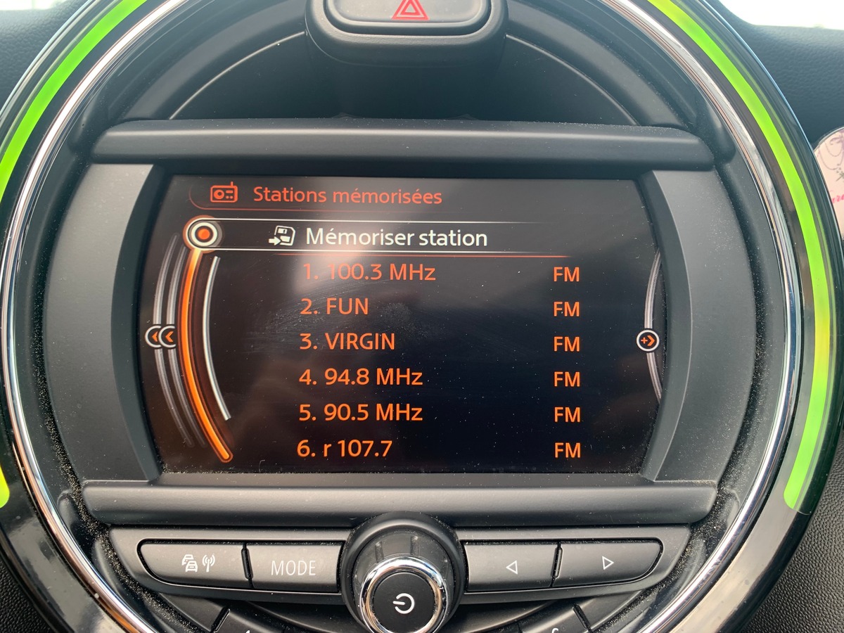 Mini Cabrio 192 chevaux | S | Mode Sport | Siéges chauffants | Régulateur de vitesse | Radar arrière