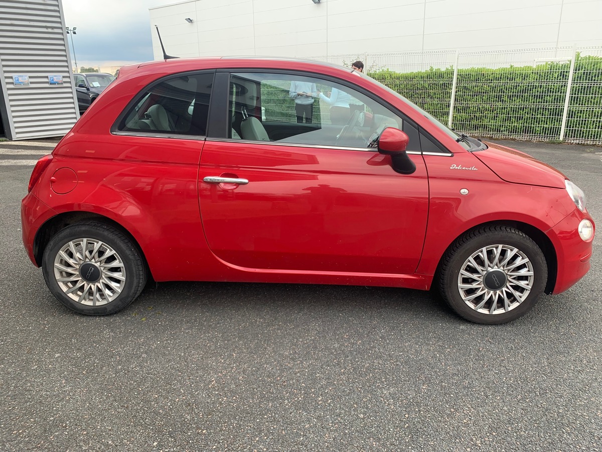 Fiat 500 70 ch | Hybrid | Toit vitré | Régulateur de vitesse | Climatisation