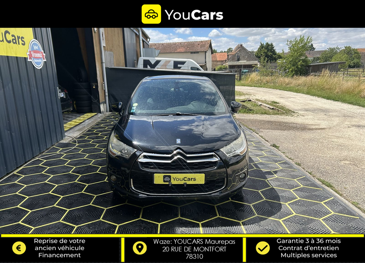 Citroën DS4 CHIC 1.6 HDi 115 cv ENTRETIEN CITROEN - KIT DISTRIBUTON FAIT - TOIT ZENITH