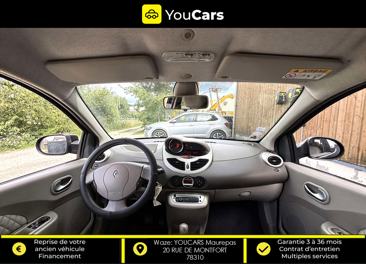 RENAULT Twingo 2 II Phase  1.2 i Quickshift 75 cv Boîte auto INITIALE PARIS