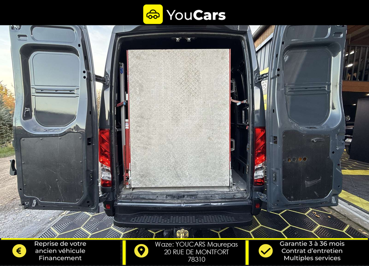 Iveco Daily VI FOURGON PHASE 2 - 156 CV TURBO -  BOITE AUTO - CAMERA DE RECUL  - RAMPE DE CHARGE