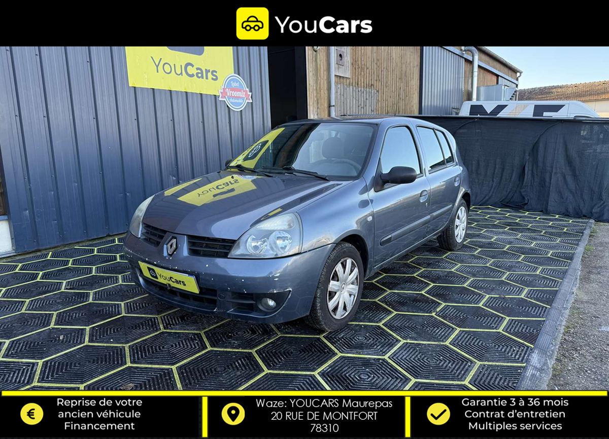 RENAULT Clio II 5 PORTES PHASE 2 CAMPUS 1.2 i 60 CV